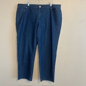 Avenue Jeans Straight Leg Stretch‎ Plus Size Jeans Size 22